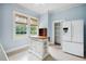 Bright kitchen featuring an island, updated appliances, and ample natural light at 263 Ne 1St St, Webster, FL 33597