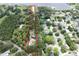 Aerial view of the property showcasing its size and proximity to the lake at 33943 E Lake Joanna Dr, Eustis, FL 32736
