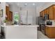 Lovely kitchen with stainless steel appliances and modern countertops at 965 Dartmouth Ave, Clermont, FL 34711
