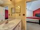View from a bathroom into a bedroom at 1034 Copenhagen Way, Winter Garden, FL 34787