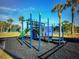 Fun playground structure with slide, climbing area and platforms, set on a safe, shock-absorbent rubber surface at 1351 Legendary Blvd, Clermont, FL 34711