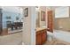 This bathroom is connected to a dining room at 1556 Blue Grass Blvd, Deland, FL 32724