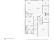 Detailed floor plan showcasing the layout including the kitchen, bedrooms, bathrooms, and outdoor patio at 2019 Newtown Rd, Groveland, FL 34736