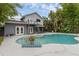 Beautiful home exterior with a refreshing pool and manicured yard, ideal for outdoor living and enjoyment at 2610 Florence Dr, Kissimmee, FL 34744