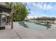 Inviting pool area with lush landscaping and a gazebo, perfect for outdoor entertaining and relaxation at 2610 Florence Dr, Kissimmee, FL 34744