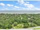 Aerial view of property line with lake view at 27113 Robertson Rd, Yalaha, FL 34797