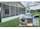 This house features an enclosed and screened porch, perfect for enjoying the outdoors in comfort at 3237 Atwell Ave, The Villages, FL 32162