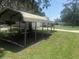 Carport provides a shaded parking solution, enhancing convenience and protection from the elements at 460 Wisteria Ave, Umatilla, FL 32784