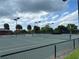 Community tennis courts with lighting for evening play at 6008 Apex Way, Lady Lake, FL 32159