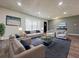 Comfortable living room with modern decor, plush seating, and recessed lighting, perfect for relaxation at 604 Ponderosa Dr, St Cloud, FL 34769
