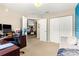Office space with closet space and neutral colors at 70 Locust Pass Run, Ocala, FL 34472