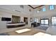 Bright lobby area featuring modern furniture, herringbone floors, and large windows at 8800 Corcovado Dr, Kissimmee, FL 34747