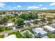 High-angle shot showcases a well-maintained residential area with mature trees and neatly arranged homes at 1156 Capella Dr, Tavares, FL 32778