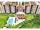 Aerial view of a pool and amenities at 16300 County Road 455 # 202, Montverde, FL 34756