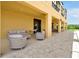 Cozy patio area with comfortable seating at 16300 County Road 455 # 202, Montverde, FL 34756