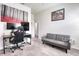 Spacious office with modern desk setup, comfortable seating, and ample space for work at 1696 Wilson Prairie Cir, Groveland, FL 34736
