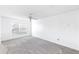 Bright bedroom with carpet, a window with blinds, and a ceiling fan at 1726 Tropical Ct, Tavares, FL 32778