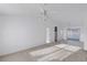 Bright living room featuring fresh paint, and ceiling fan at 1726 Tropical Ct, Tavares, FL 32778