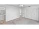 Spacious main bedroom with closet space and view to the attached bath at 1726 Tropical Ct, Tavares, FL 32778