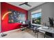 Bright home office features a large window and ample workspace at 2330 Nuthatch St, St Cloud, FL 34771