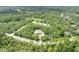 Overhead perspective showing the property boundaries in a naturally wooded and vegetated neighborhood at 30342 Vitex Ave, Eustis, FL 32736