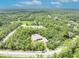 Panoramic view showing a house immersed in abundant foliage, ensuring utmost seclusion and privacy at 30342 Vitex Ave, Eustis, FL 32736