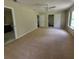 Spacious main bedroom with carpet and a walk-in closet and ensuite bath at 3147 Rambler Ave, St Cloud, FL 34772