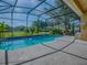 Backyard screened-in pool, providing private outdoor recreation and relaxation at 359 Blue Branch St, Eustis, FL 32736