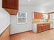 Kitchen space providing view to the backyard at 512 Galloway Ct, Leesburg, FL 34788