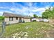 Spacious backyard featuring a well-maintained lawn, privacy fence, and room for outdoor activities at 520 Dora Ave, Tavares, FL 32778