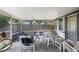 Screened-in back patio with full furniture set at 6556 Piccadilly Ln, Orlando, FL 32835