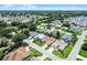 Wide aerial shot showcasing community homes and landscape, providing a sense of neighborhood layout at 8960 Se 178Th Muirfield Pl, The Villages, FL 32162