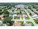 Beautiful aerial view of a quiet neighborhood with lush green landscaping and well-maintained homes at 8960 Se 178Th Muirfield Pl, The Villages, FL 32162