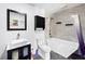 Modern bathroom features soaking tub and stylish vanity at 910 Rangeline Rd, Longwood, FL 32750