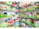 Organized pantry with an abundance of shelving providing ample storage for groceries and household supplies at 9785 Pepper Tree Trl, Wildwood, FL 34785