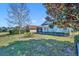Nice backyard view of a beautiful home with a well maintained lawn and screened-in back porch at 109 Falling Acorn Ave, Groveland, FL 34736