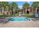 Relaxing spa area with inviting pool and comfortable seating, perfect for unwinding at 109 Falling Acorn Ave, Groveland, FL 34736