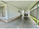 Spacious covered carport offering convenient parking at 112 Caladium St, Leesburg, FL 34748