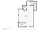 Floor plan showing the layout of a bedroom, closet, and bathroom at 126 E Beach St, Groveland, FL 34736