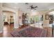 Open floor plan with views into the living room showcasing seamless access to other living spaces at 13 Hickory Head Hammock, The Villages, FL 32159