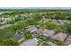 Aerial view of homes with private pools, and well-kept landscaping in a quiet neighborhood at 1906 Chathamoor Dr, Orlando, FL 32835