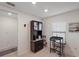 This is a dining area featuring built-in cabinetry, a small table and a window for natural light at 1940 Piedmont Ct, Mascotte, FL 34753