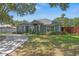 Charming single-story home featuring a well-maintained lawn and a welcoming front entrance at 204 Lori Ct, Umatilla, FL 32784