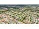 Birds eye view of a meticulously planned community with green spaces, sidewalks, and a variety of home styles at 2455 Five Forks Trl, The Villages, FL 32162