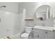 Clean bathroom with tub/shower combination, modern fixtures, and ample vanity space at 2639 Maitland Crossing Way # 102, Orlando, FL 32810