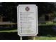 Sign displaying community amenities including club concierge, putting green, pool, and more at 3604 Corsica Ln, Clermont, FL 34711