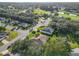 High-angle view showcasing residential properties with manicured lawns, mature trees, and golf course access at 13700 Se 90Th Ct, Summerfield, FL 34491