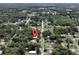 Aerial view of the home's location off NE 22nd Street and NE 16th Ct, surrounded by trees and homes at 1537 Ne 22Nd St, Ocala, FL 34470