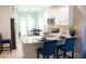 Stylish kitchen with white cabinetry, stainless steel appliances, and a breakfast bar at 2112 Waitman, Leesburg, FL 34748