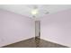 Bare bedroom featuring ceiling fan and doorway at 2881 Manor Downs, The Villages, FL 32162